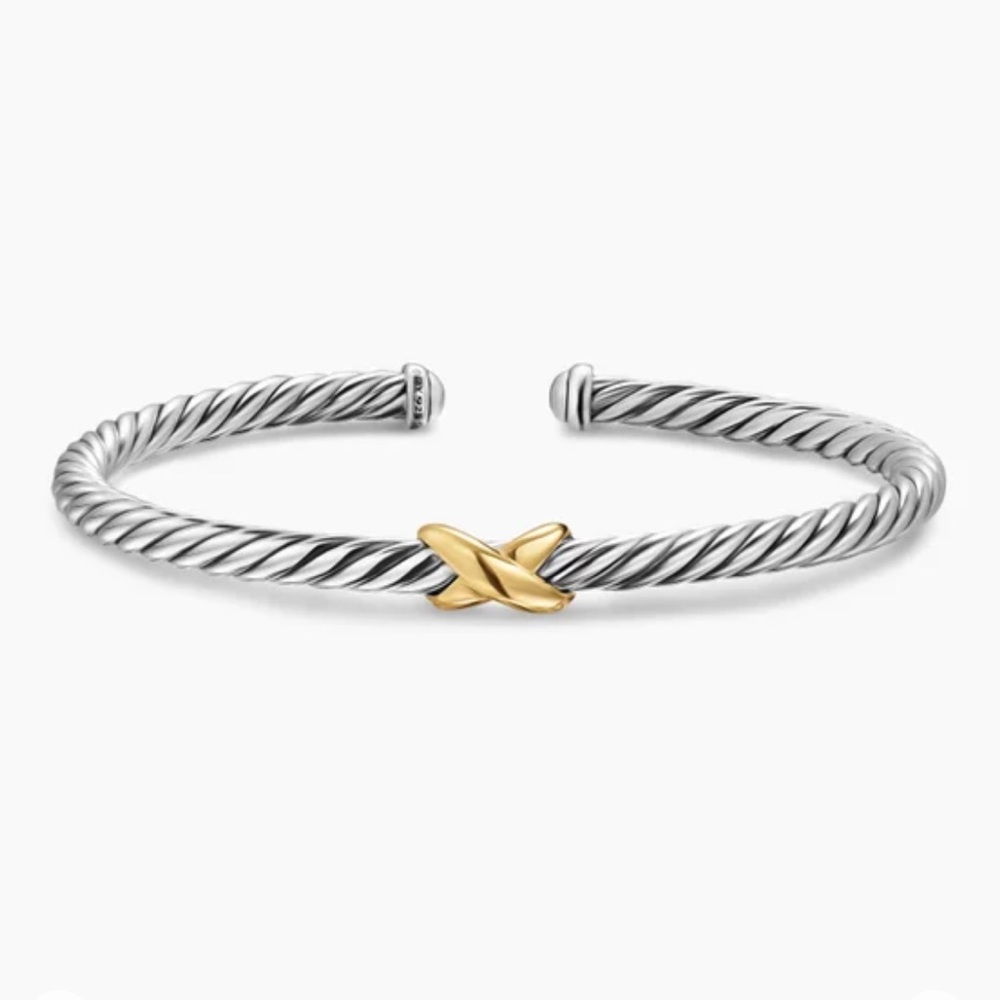 Like New David Yurman Cable Flex® X Station Bracelet